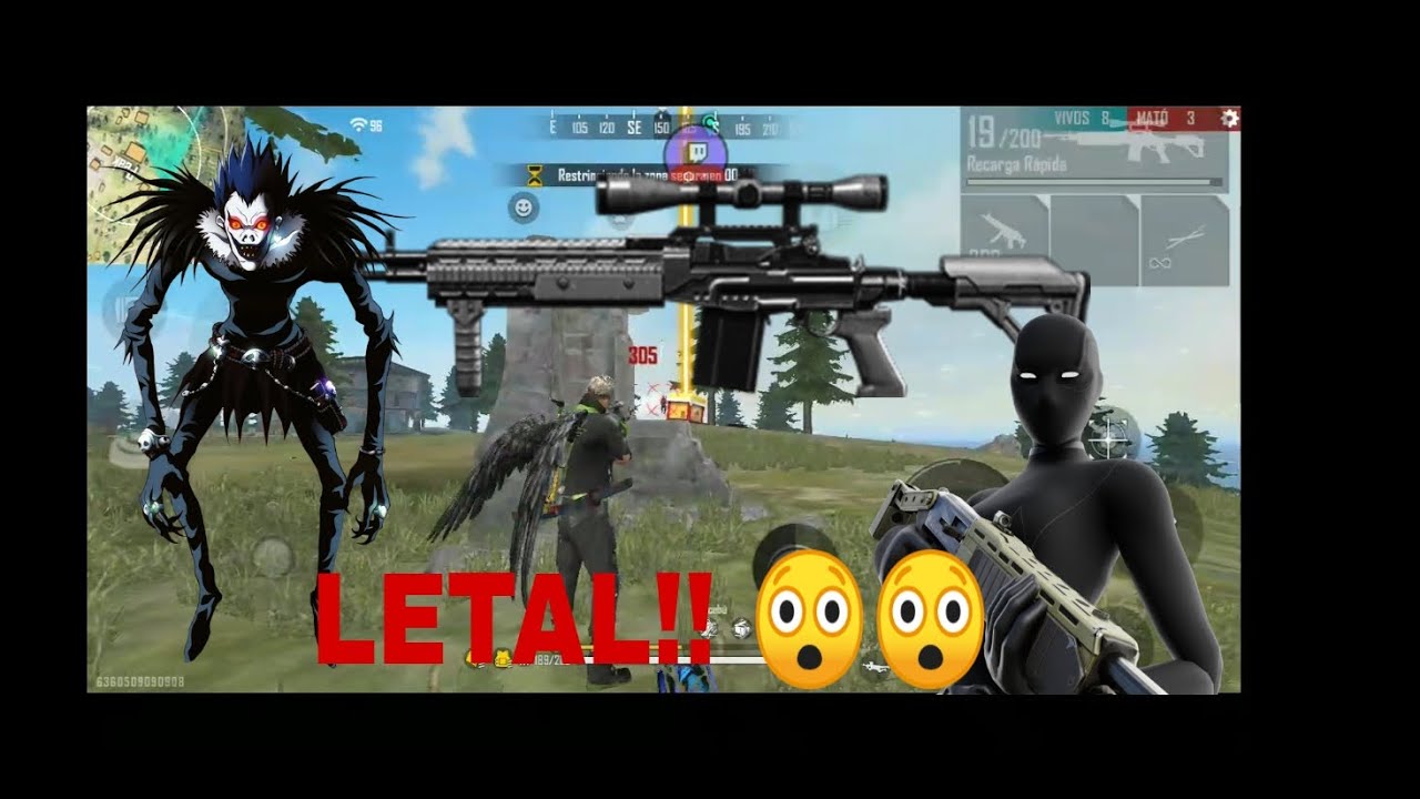 EL ARMA M&Aacute;S PODEROSA EN TODO FREE FIRE😲🤫!! Esta chetadisima💀☠️