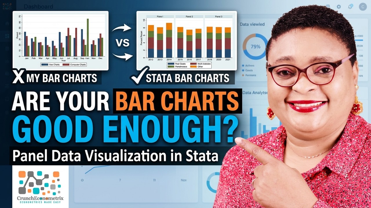 (Stata13): Описательный анализ панельных данных (столбчатые диаграммы) #paneldata #barcharts #des...