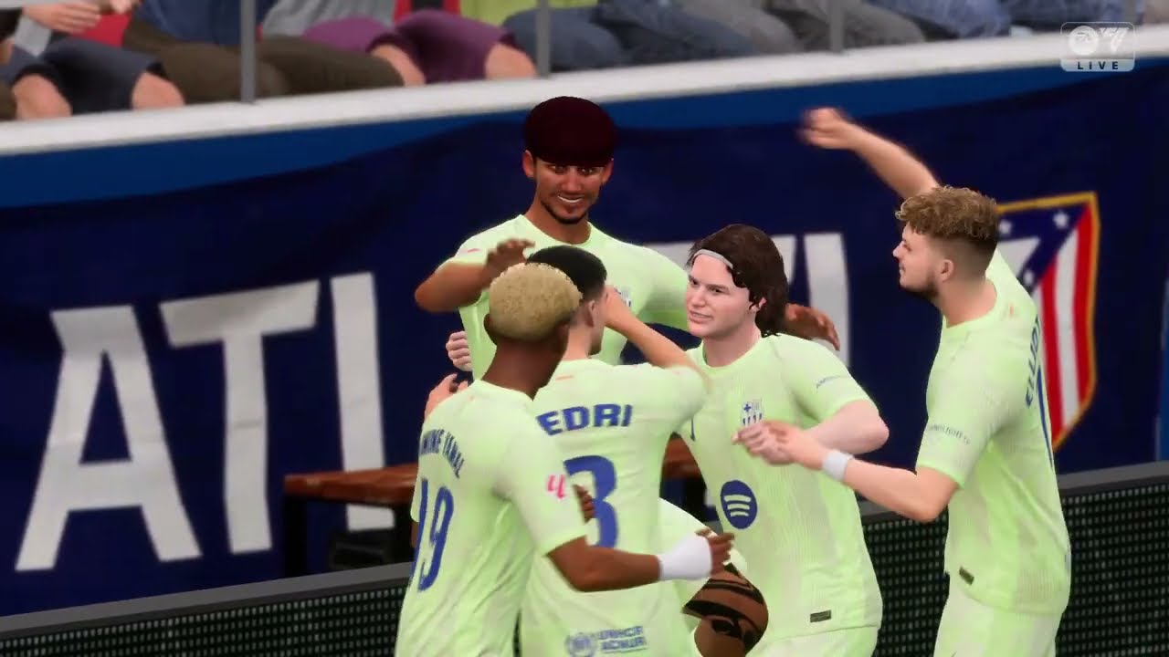 Primer tiempo contra atl&eacute;tico de Madrid