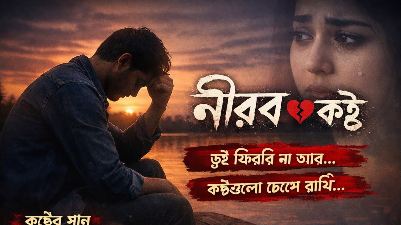 নীরব কষ্ট 💔 | Bangla Sad Song | Emotional Bengali Heartbreak Song | New Bangla Song
