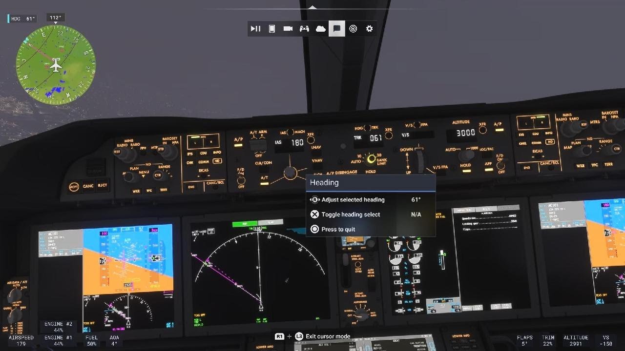 MSFS beginner Landing at CYYZ