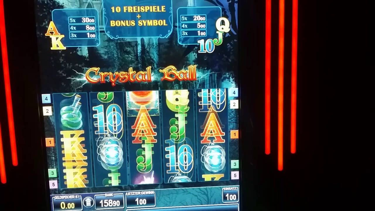 Crystal Ball auf 1 Euro FREISPIELE Bally Wulff Merkur Magie Spielhalle