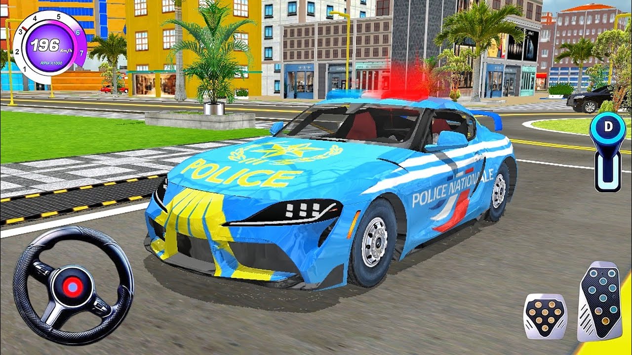 US Police Car Driving Simulator 3D Ujjwal live Video Police Car Games 2025 Android Gameplay