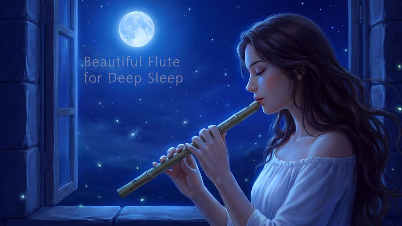 Sleep in Minutes 🌙 Soft Flute Music That Calms the Brain and Body Completely