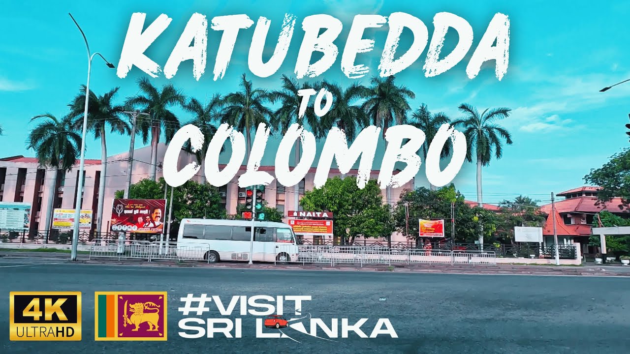Driving from Katubedda to Colombo | Weekend Morning Journey via A2 Road #visitsrilanka 🇱🇰