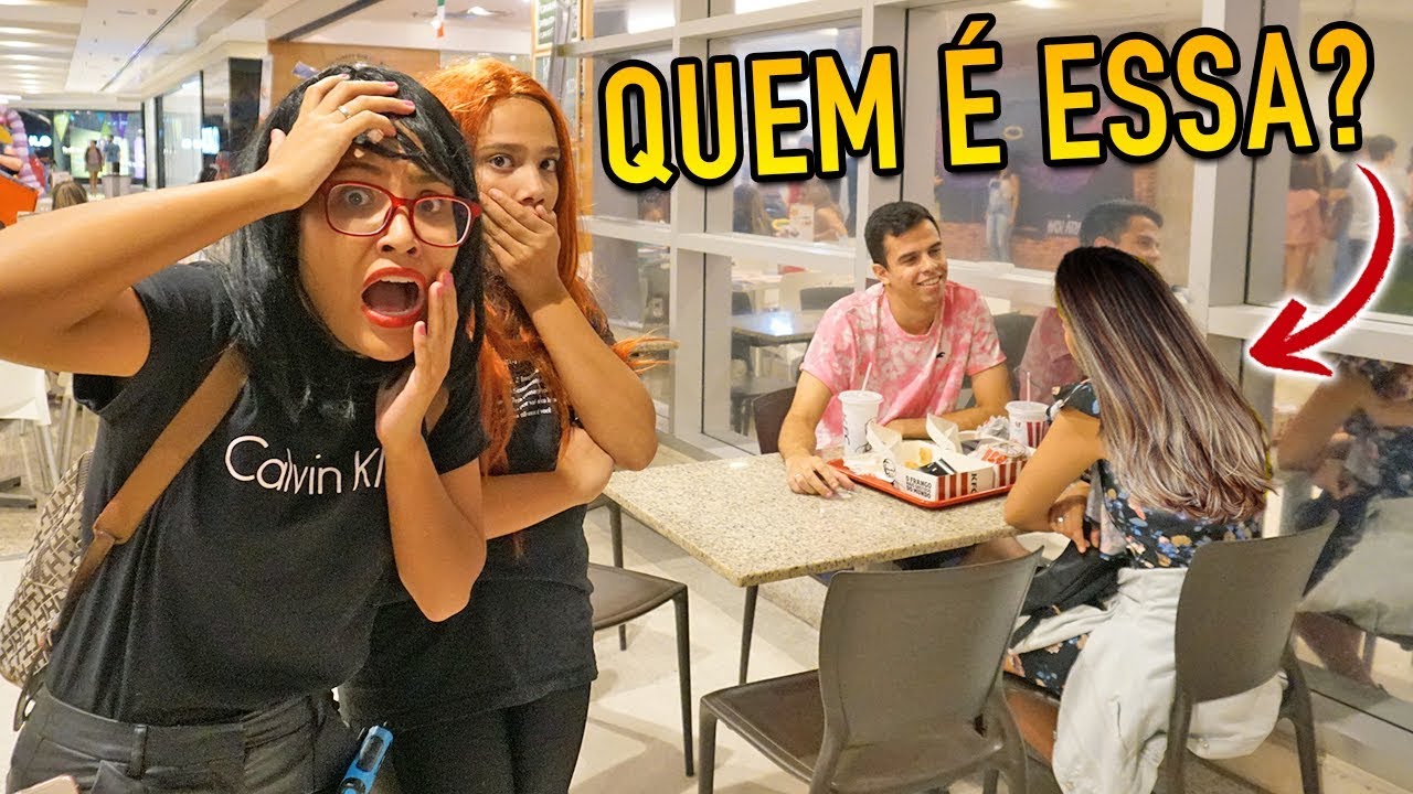 ESPIONEI MEU NAMORADO POR UM DIA!