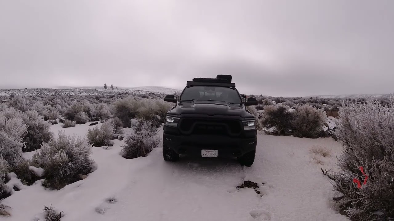 Off-Roading Mono Lake in Snow | Creek Crossing & Winter Trails