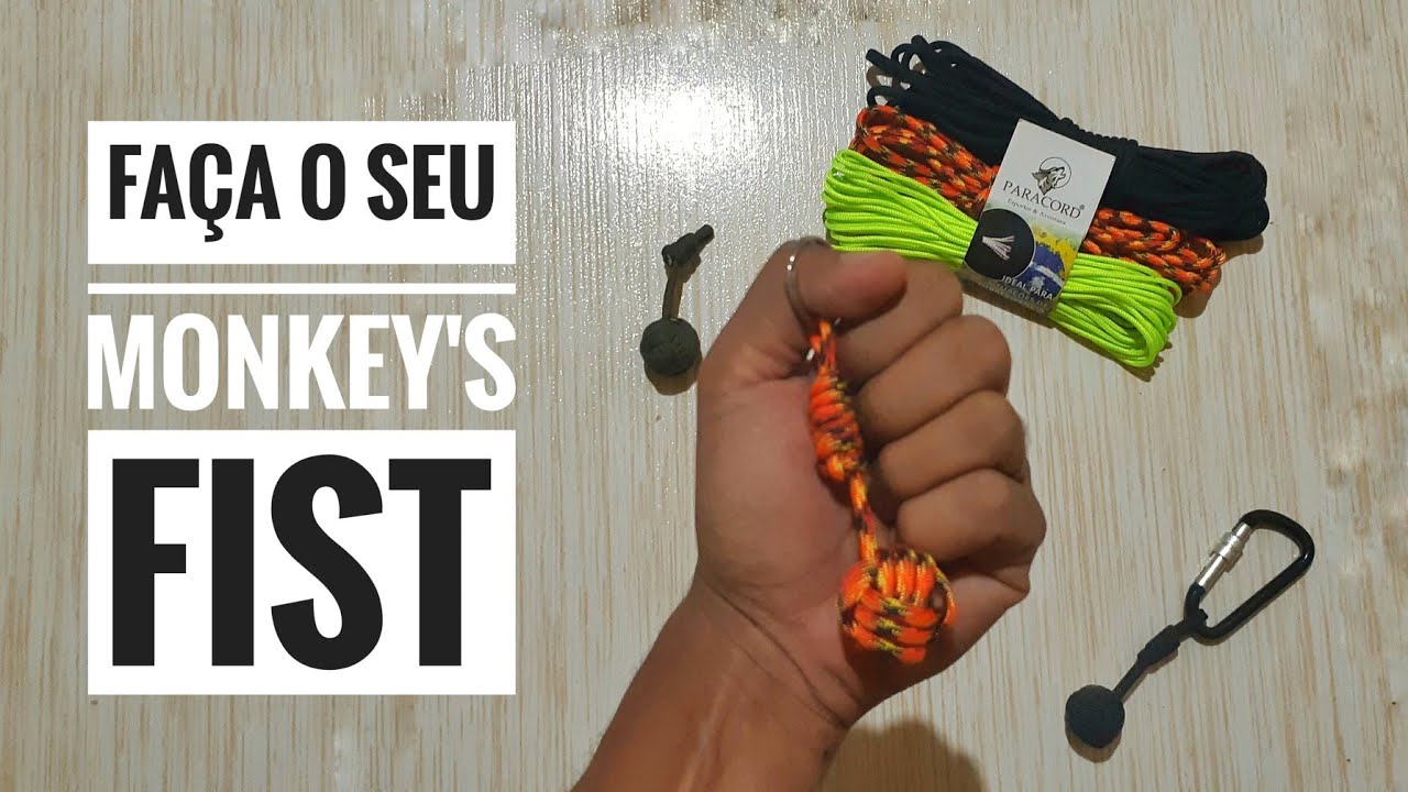 Como fazer Monkey's Fist de Paracord | Punho de macaco | Canal Desbrava Rio