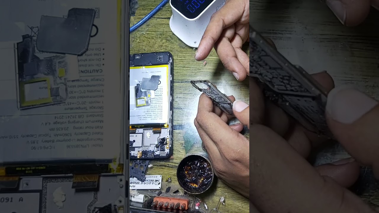 فحص صلاحيه الدائرة على قياس الممانعه وتغيير ايسي البورLT-P20