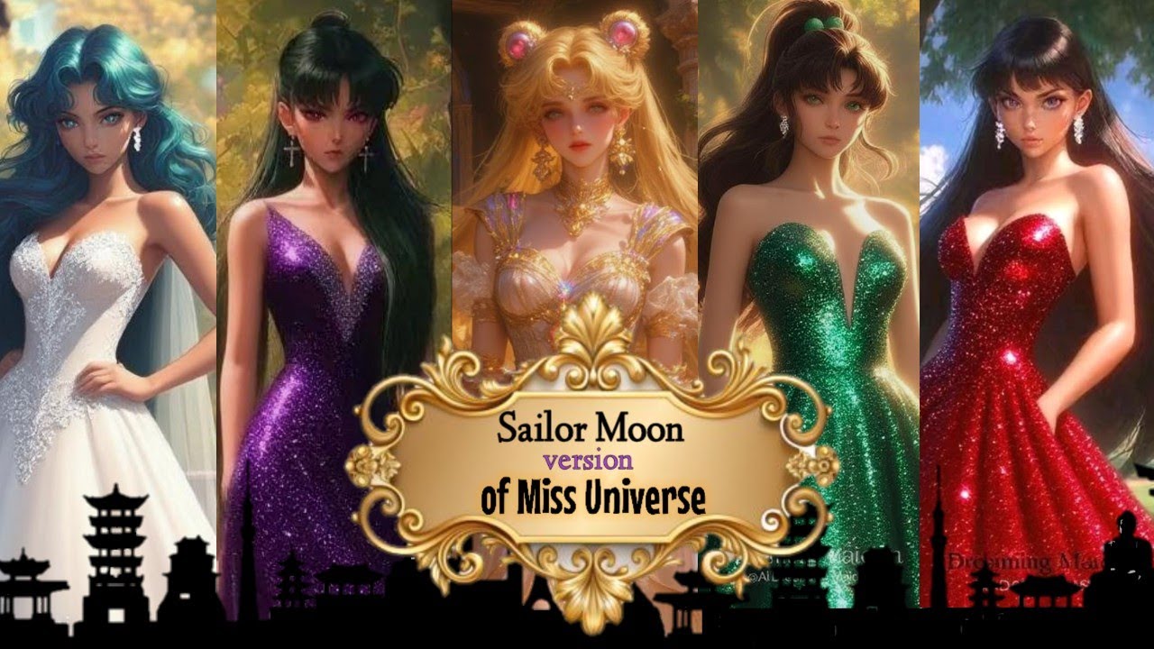 Beautiful dresses of SAILORMOON