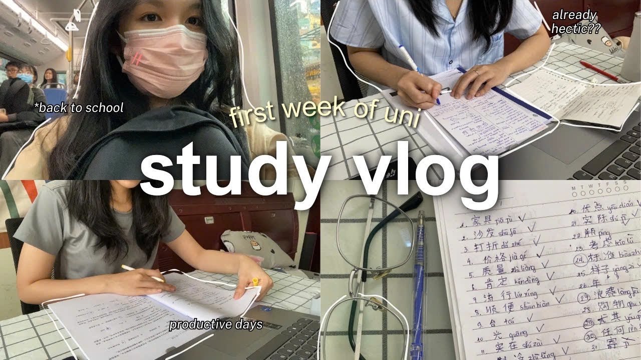 Первая неделя UNI VLOG 📝 | Ранние лекции, много конспектирования, изучение языков и уютный ужин