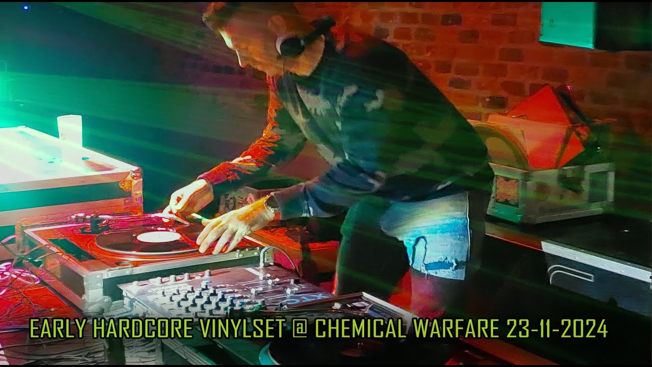 TRAUMA @ Chemical Warfare (1hr early hardcore vinylset) Paenhuys Hoegaarden (Belgium 23-11-2024)