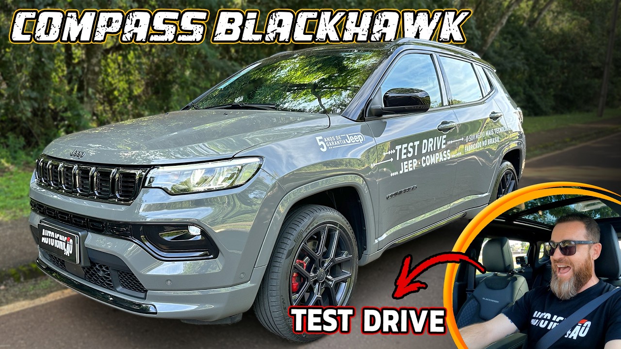 COMPASS BLACKHAWK 2025 - Surpreendeu O Test Drive Completo!