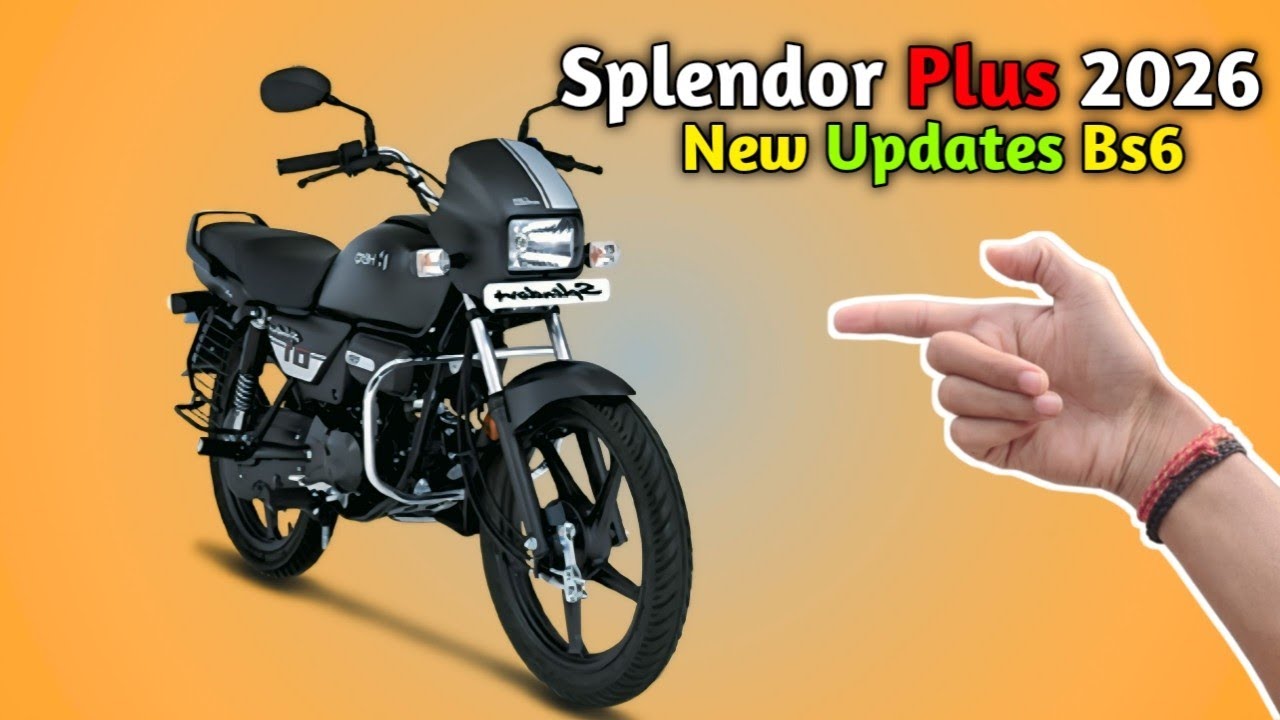 Hero Splendor Plus 2026 New Model Better Milage | Hero Splendor Ex-showroom Price