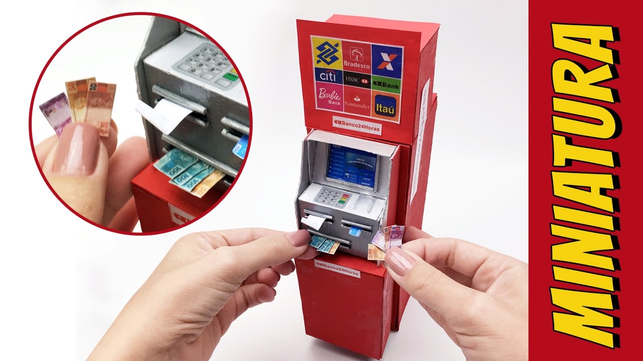 Как сделать автоматическую банкомат (ATM) для кукол Барби