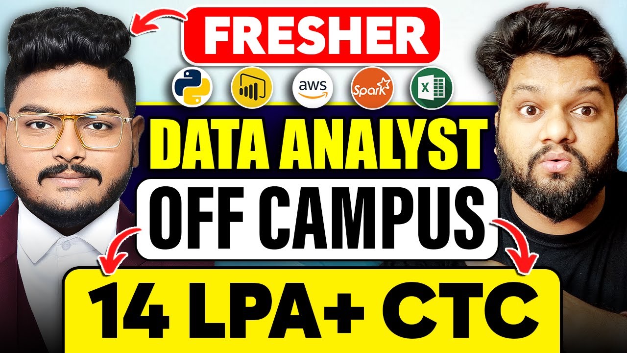 0 Year Experience to 5 DATA Analyst JOB OFFERS🔥 14+ LPA CTC | Fresher | TIER-3 COLLEGE