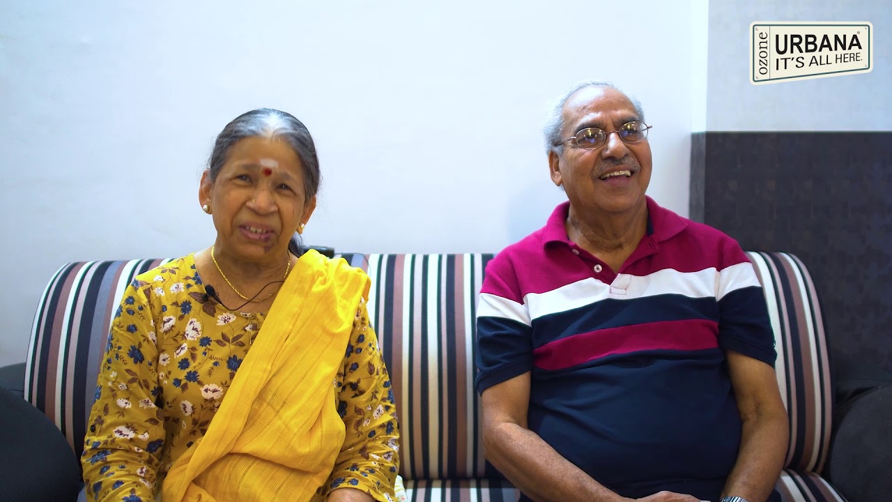 Mr & Mrs Ganapati - Happy Residents a senior living community at #UrbanaSerene