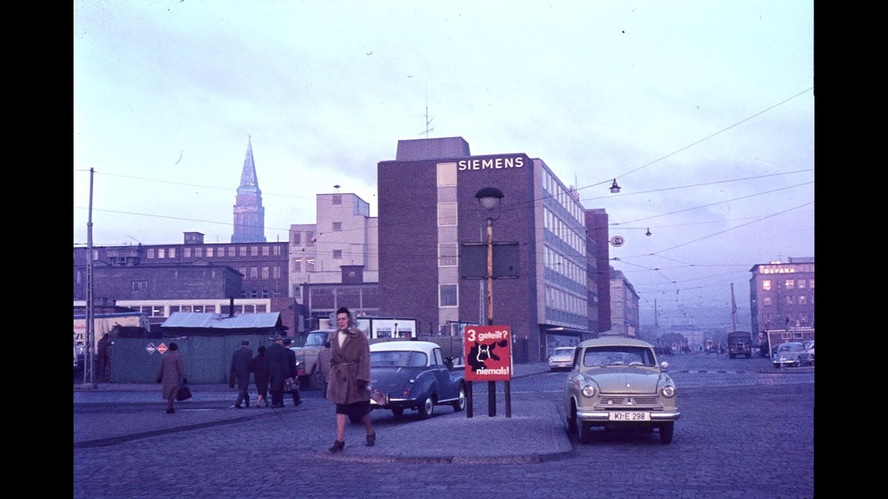 Kiel ● Kiel im Jahre 1955