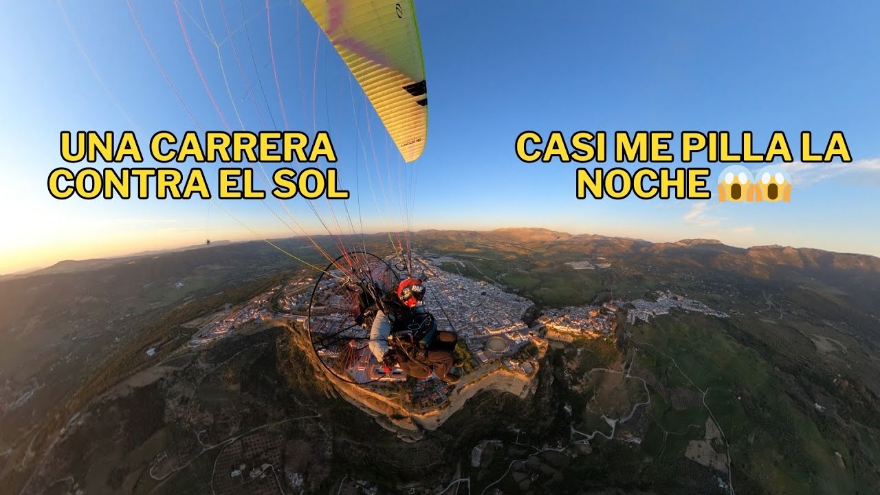 Casi se me hace de noche volando de camino a casa 😱