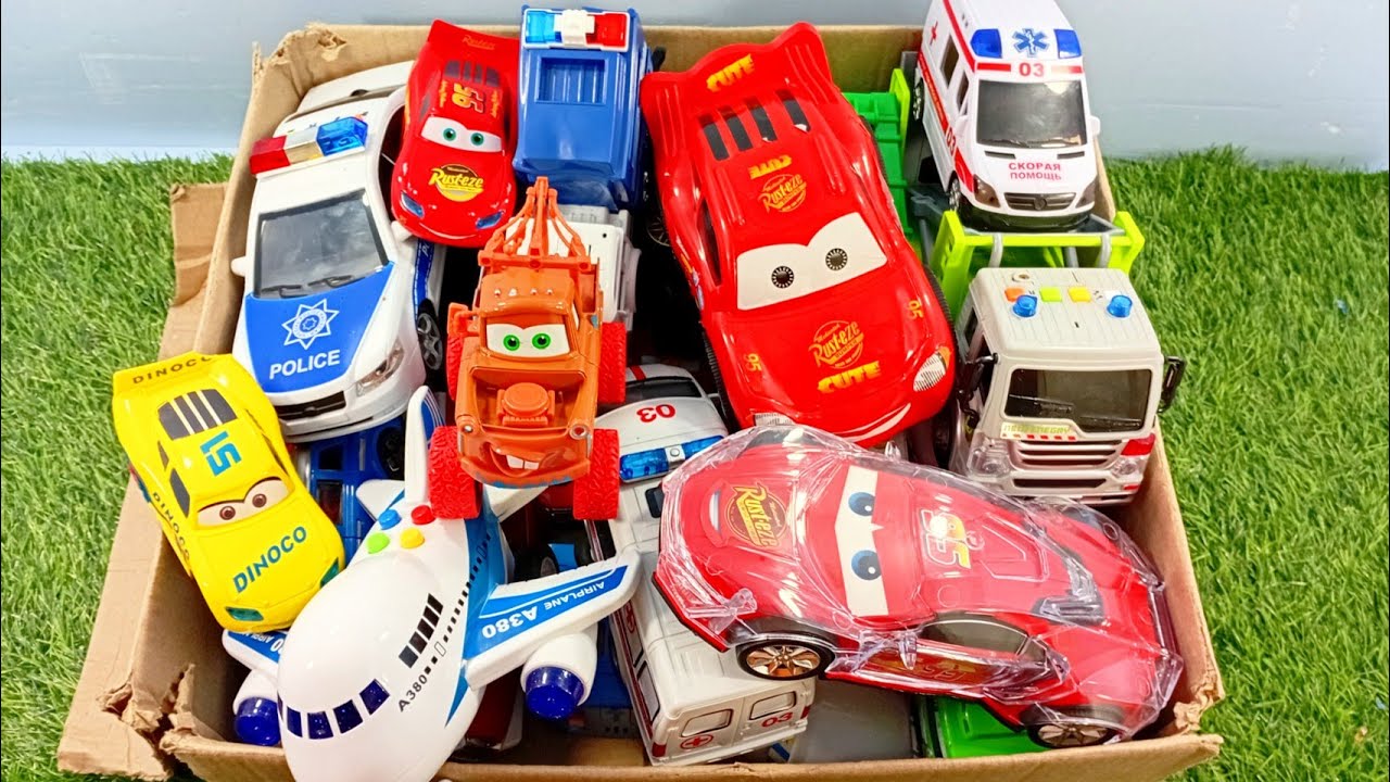 Box Full of Model Cars -Mazda Mx5, Koenigesgg Jesko, Lamborghini Scv12, Byd Yang Wang U8,Toyota Car