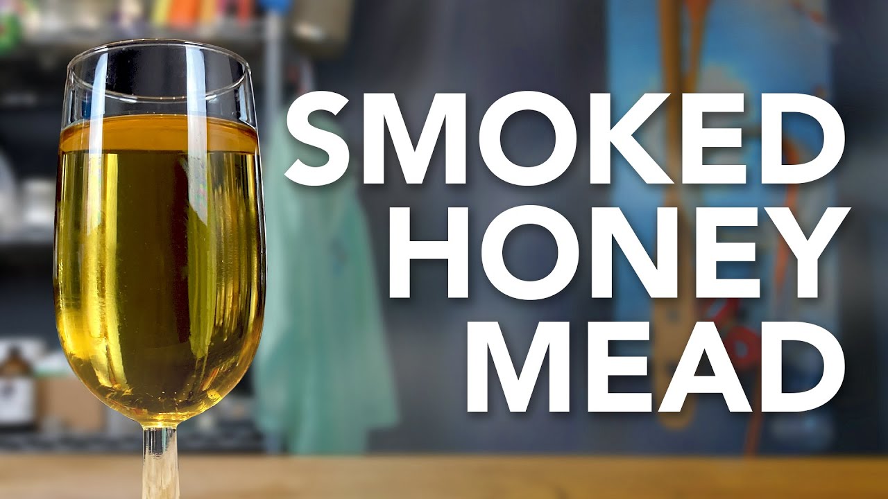 Applewood-Smoked Apple Blossom Honey Cyser with Calypso Hops | How to make mead with smoked honey