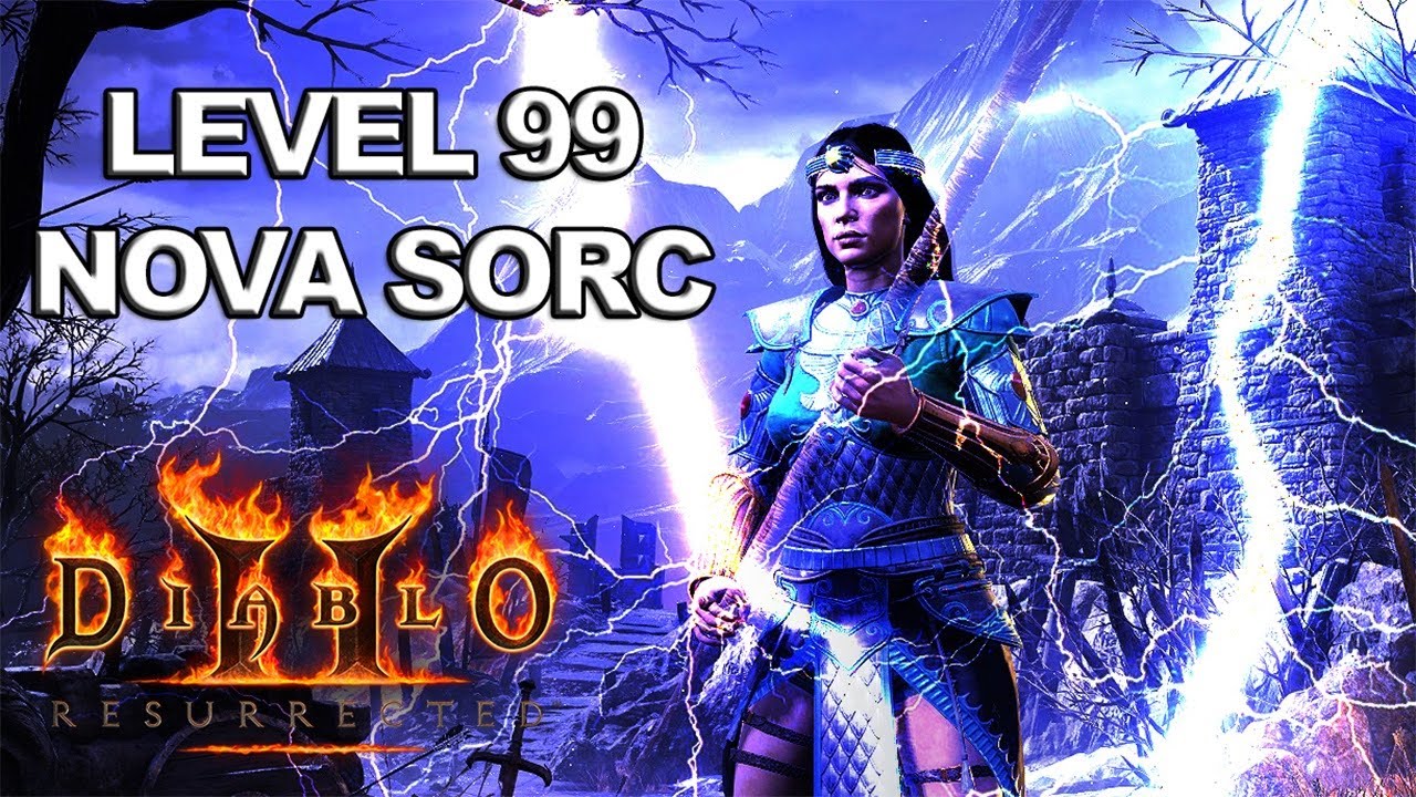 Руководство по сборке персонажа Nova Sorceress 99 уровня + путь фарма (Diablo 2 Resurrected)