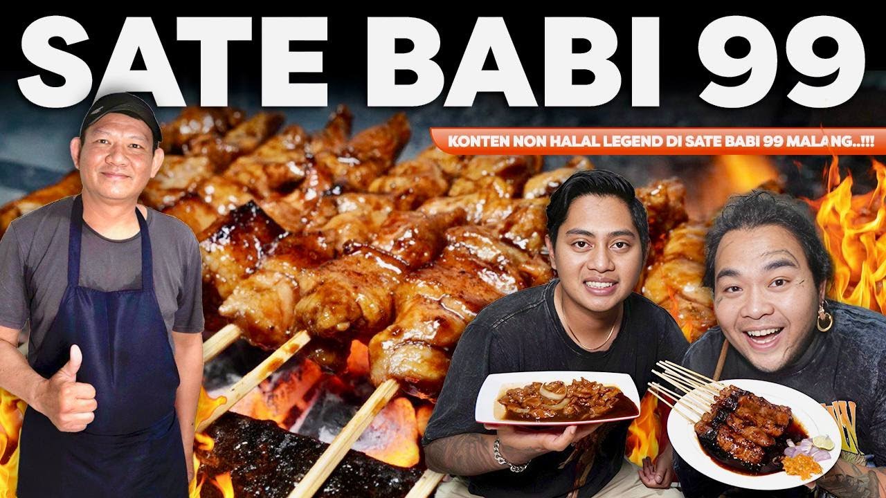 KONTEN NON HALAL LEGEND DI SATE BABI 99 MALANG..!!!