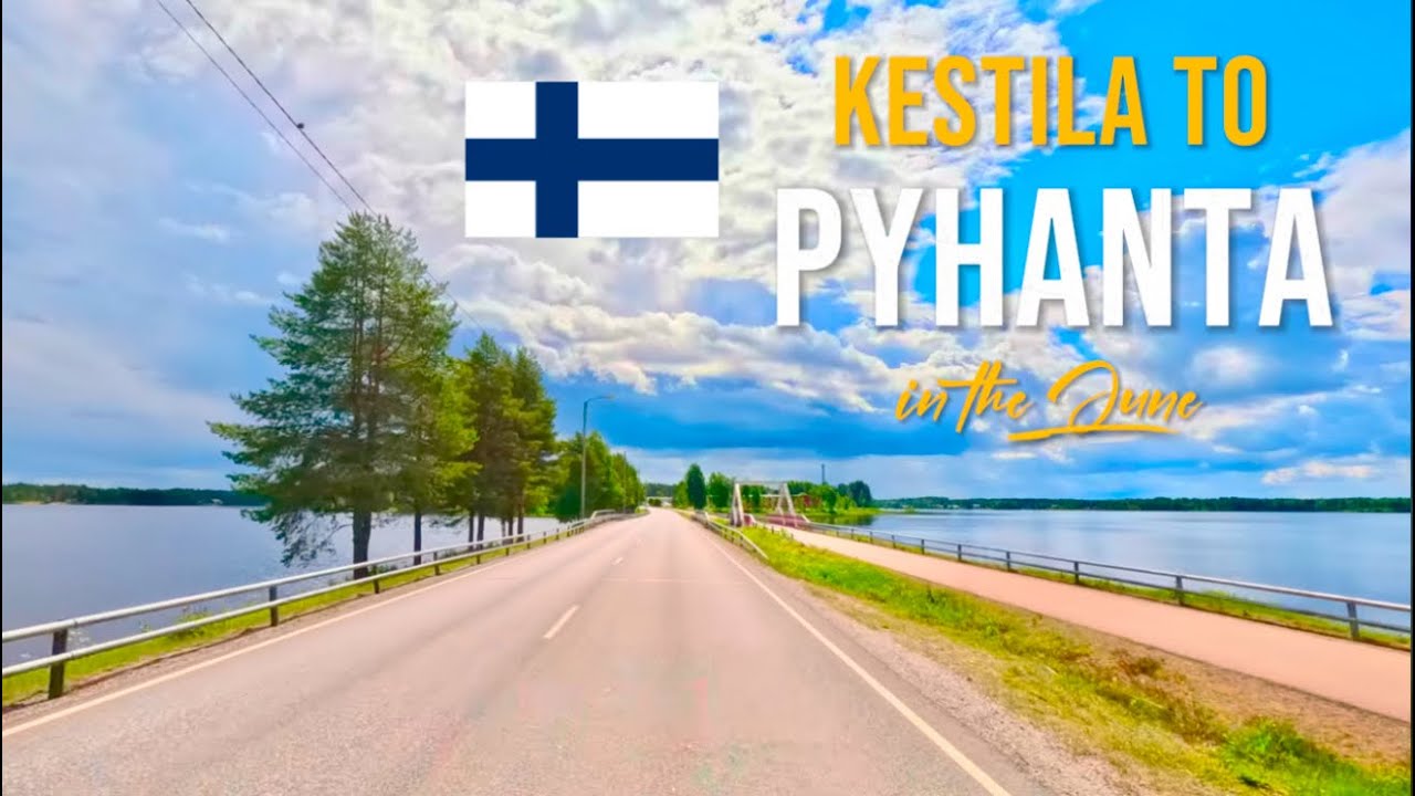 Driving in Finland🇫🇮 from Kestilä to Pyhäntä in June 2024