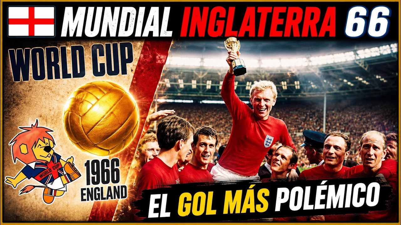 MUNDIAL INGLATERRA 1966 🏴󠁧󠁢󠁥󠁮󠁧󠁿 | Historia de los Mundiales