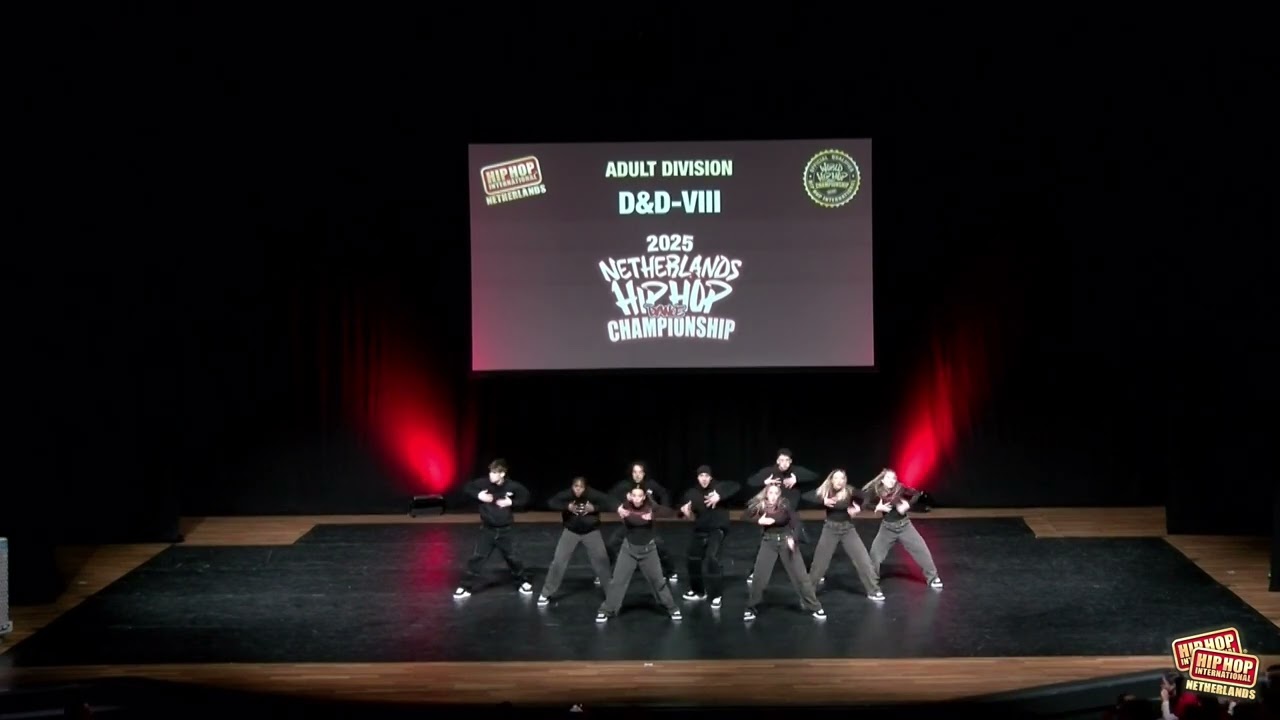 D&D-VIII | Gold Medalist - Adult Division | Netherlands Hip Hop Dance Championship 2025