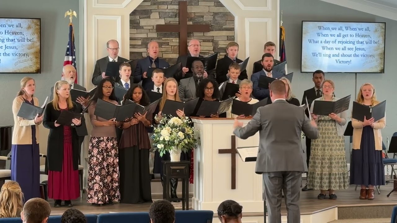 When We All Get to Heaven - given by the Church Choir