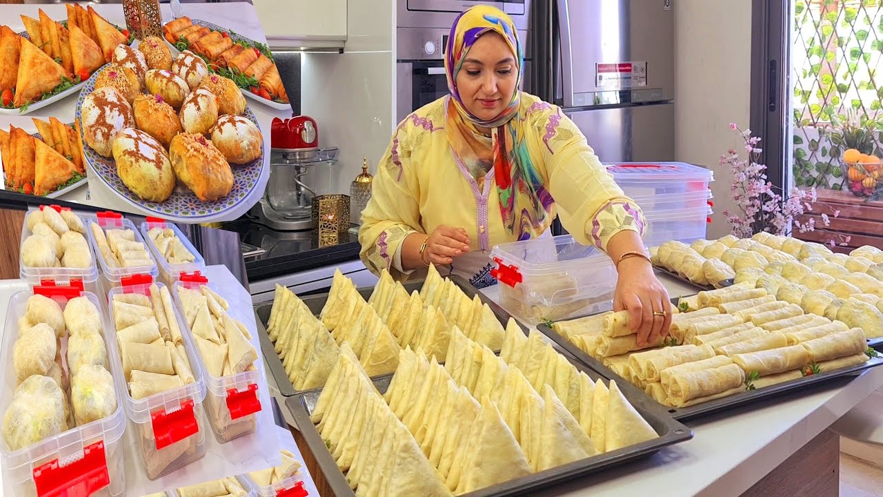 هانا سهلتها عليك هاد رمضان حضري بلا ورقة سيكار بريوات مالحين بسيطلات مقرمشة اقتصادية كثيرة ثمن البيع