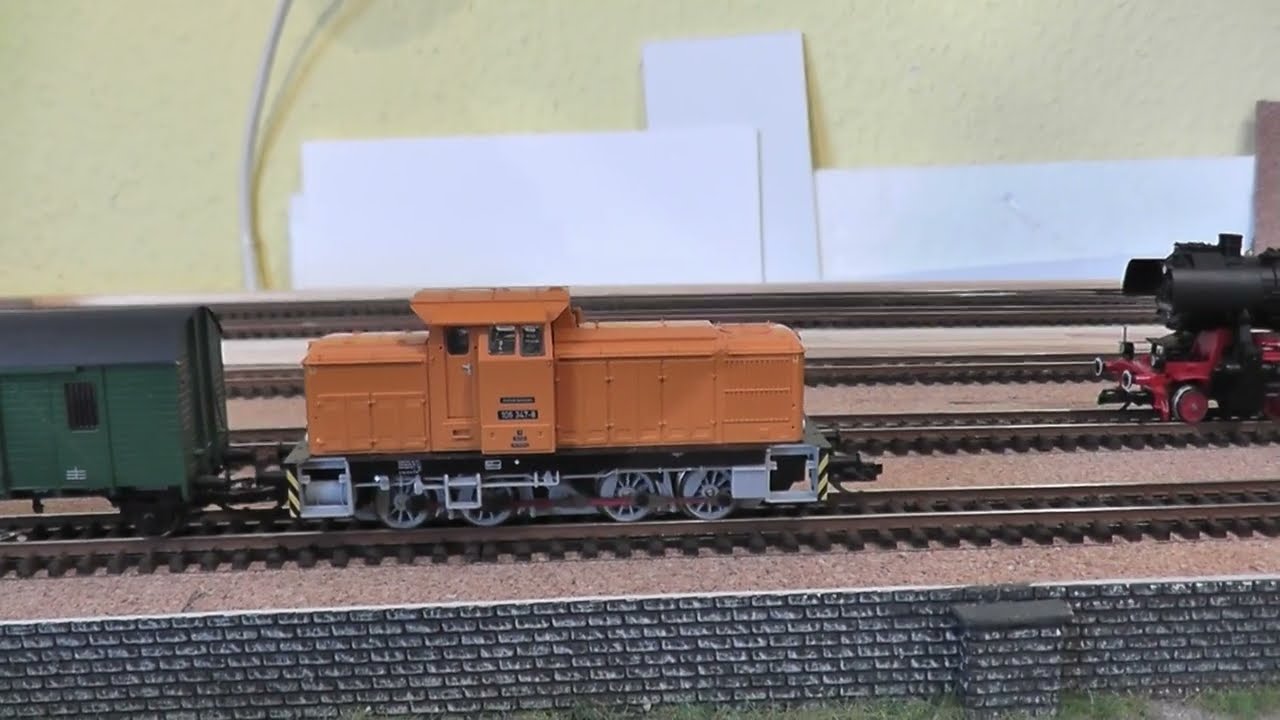 Spur TT  Rangierfahrt BR 106  von Tillig mit Henning Sound