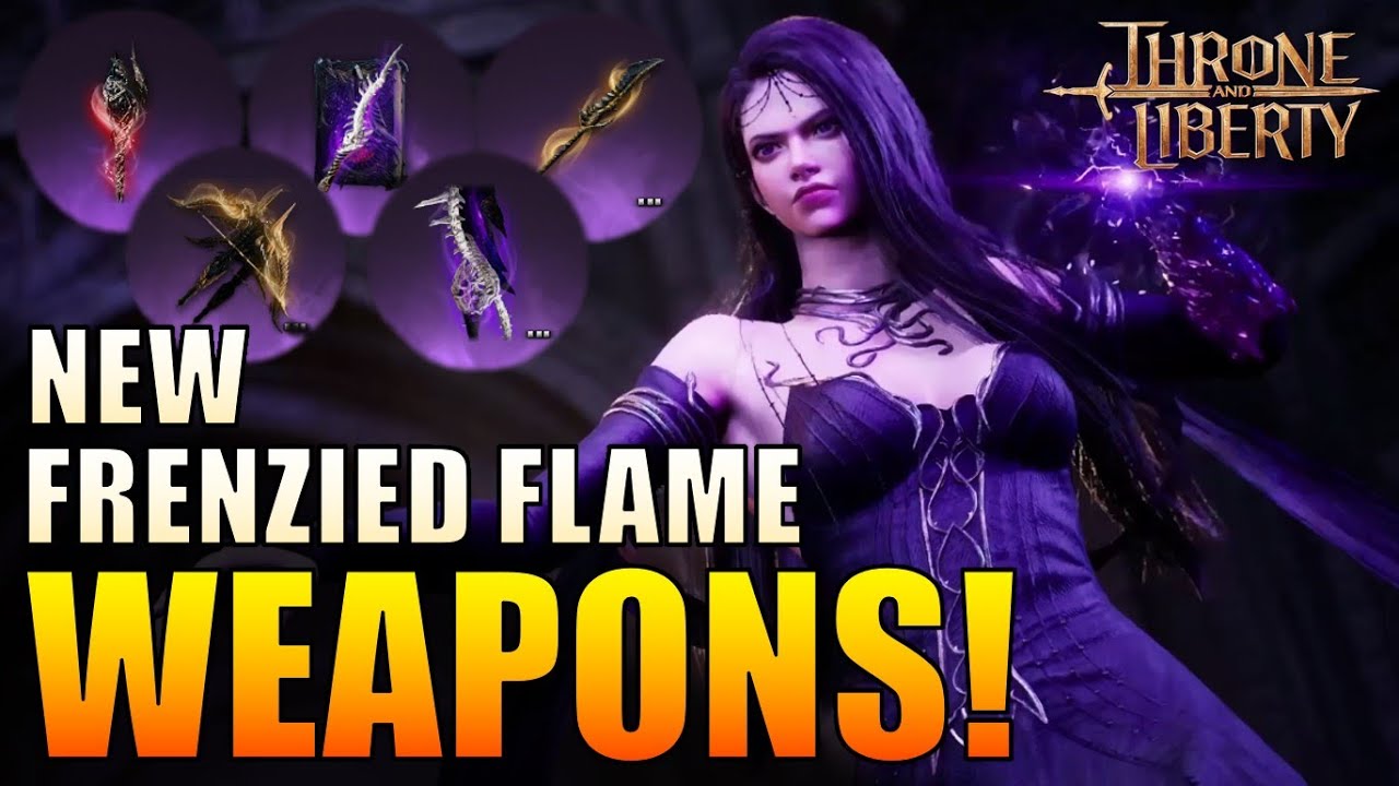 Throne & Liberty - NEW Frenzied Flame Weapons Stats and Costs! - Prepare to Unlock Raid!