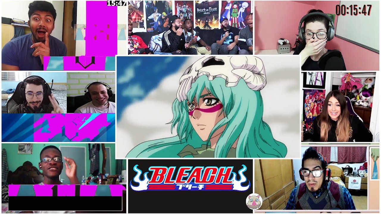 Nel (Tres Espada) vs Nnoitra Part 1 BLEACH - Episode 192 Reaction Mashup
