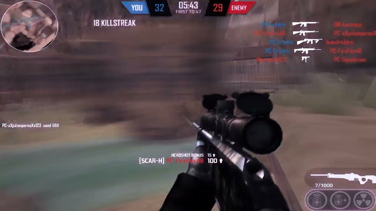 Canyon Gun Game Nuke | Bullet Force
