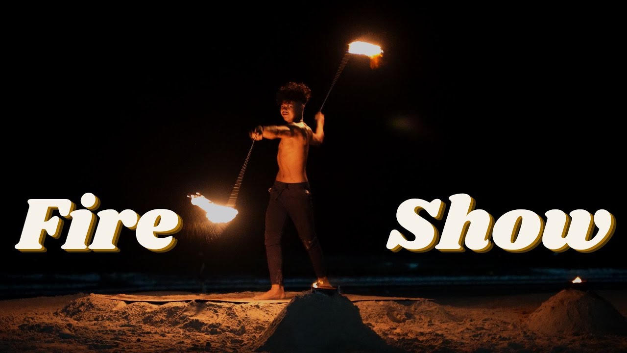Fire Show, Pantai Cenang, Langkawi 2023