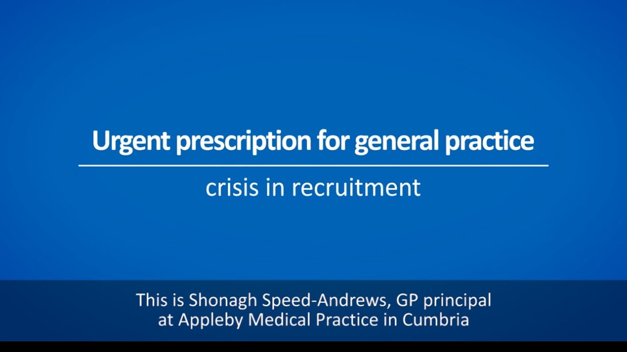 Cumbria GP Shonagh Speed-Andrews on the GP crisis