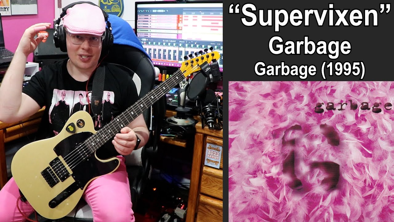 Garbage - Supervixen // guitar, bass Multicam cover #guitarcover #basscover #garbage