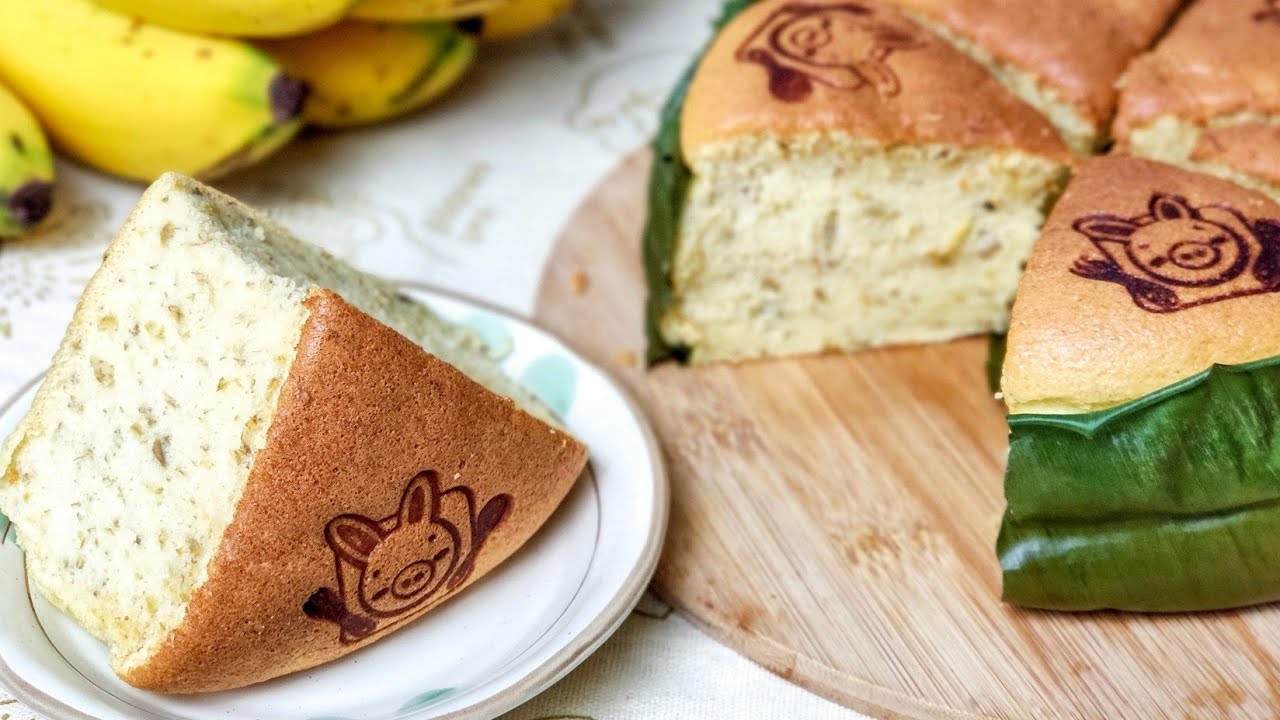 Banana Castella Cake. A Soft, Fluffy and Jiggly Banana Cake Recipe 🍌 香蕉古早味蛋糕 [My Lovely Recipes]