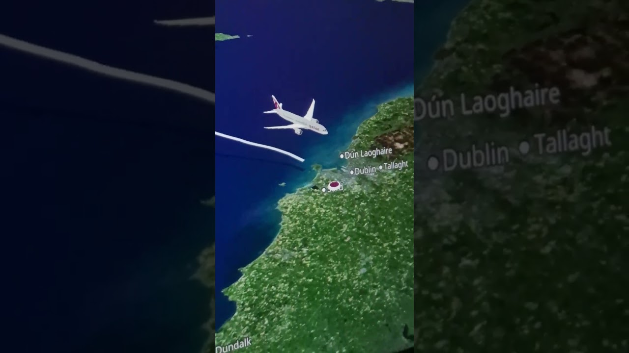 The flight path from Asia to Ireland🇮🇪