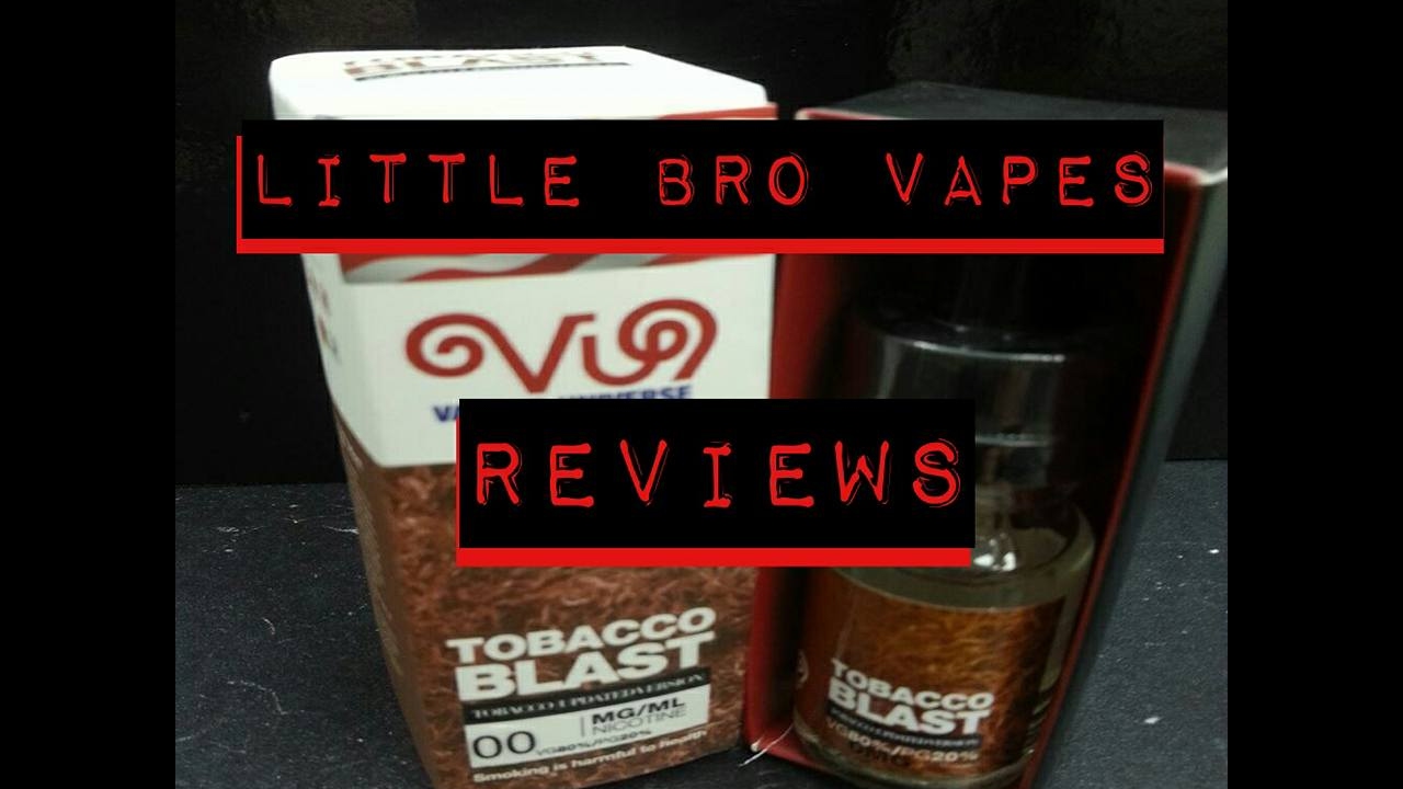little bro vapes reviews tabacco blast by vu9
