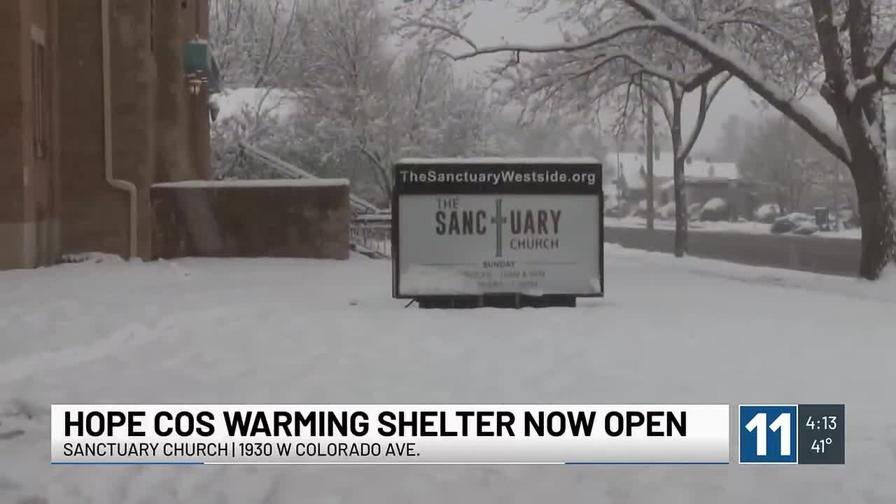 Hope COS warming shelter now open on W Colorado Avenue