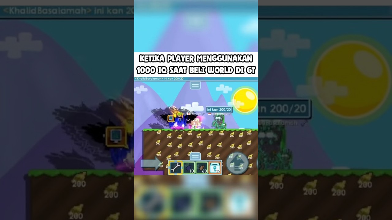 Ketika Player Menggunakan 1000 IQ Saat Membeli World Di Growtopia - 