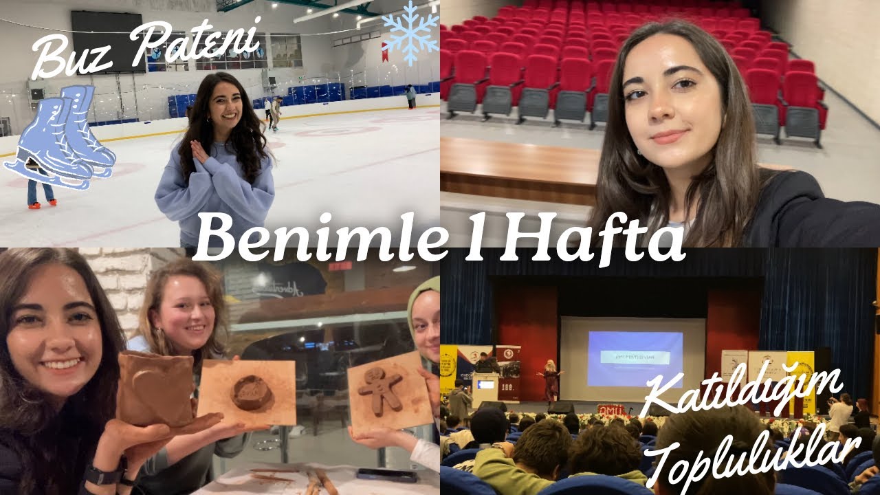 OMÜ’de Üniversite Hayatı | Katıldığım Topluluklar, Buz Pateni, Heykel Workshop⛸️❄️