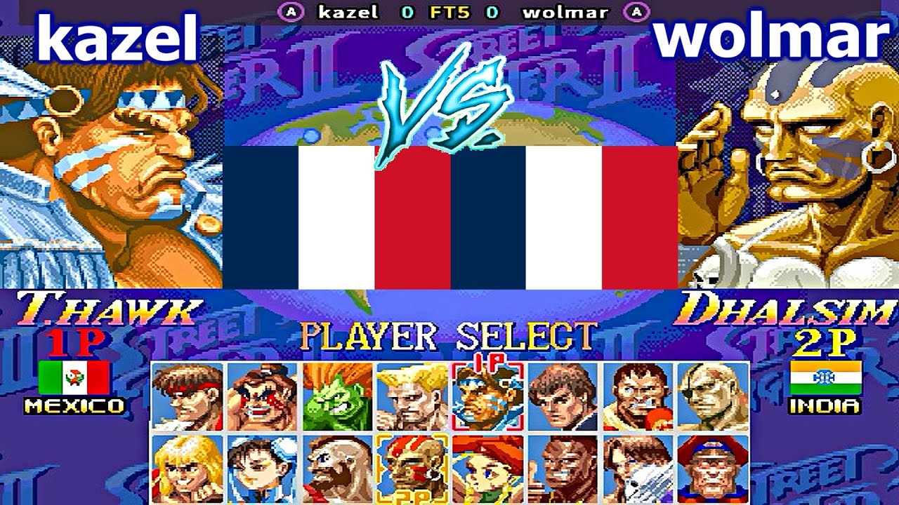 Super Street Fighter II X: Grand Master Challenge - kazel vs wolmar FT5
