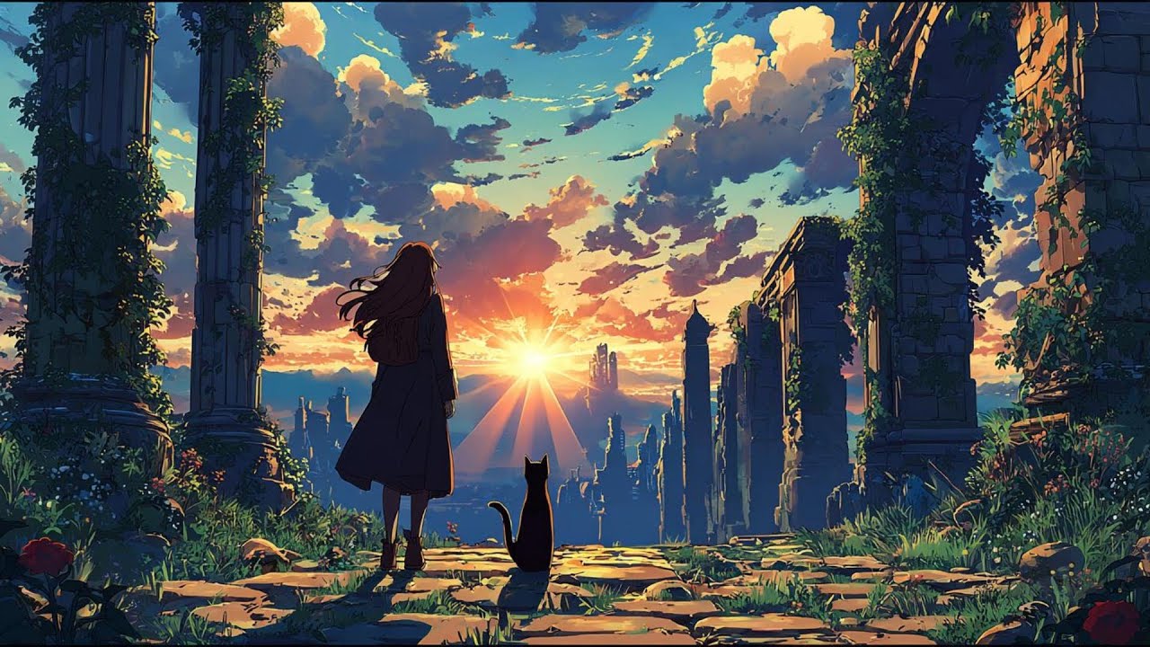 【ケルト音楽 ｜Celtic Music】夕焼けの古代都市アルメリア｜冒険している気分になれる異世界ファンタジー音楽【作業用・勉強用・ 読書用BGM】
