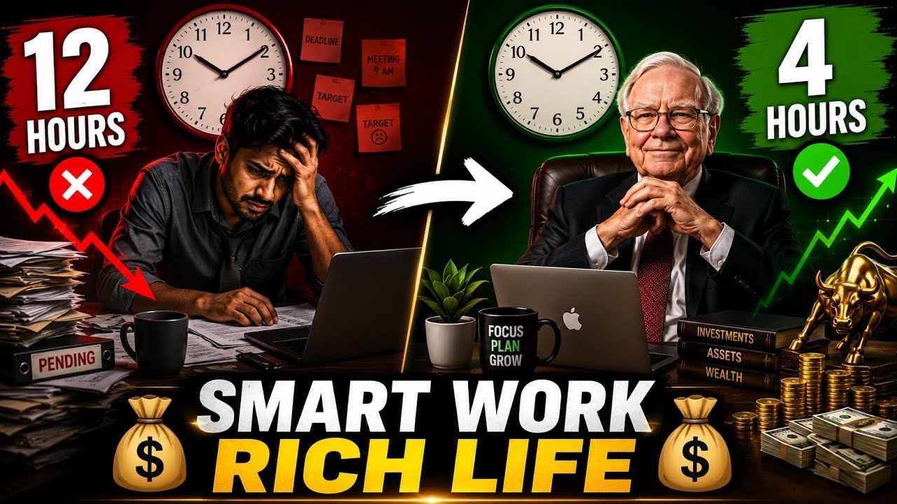 கடினமாக உழைக்காதே! பணக்காரன் ஆவது எப்படி | Buffett Formula 💰