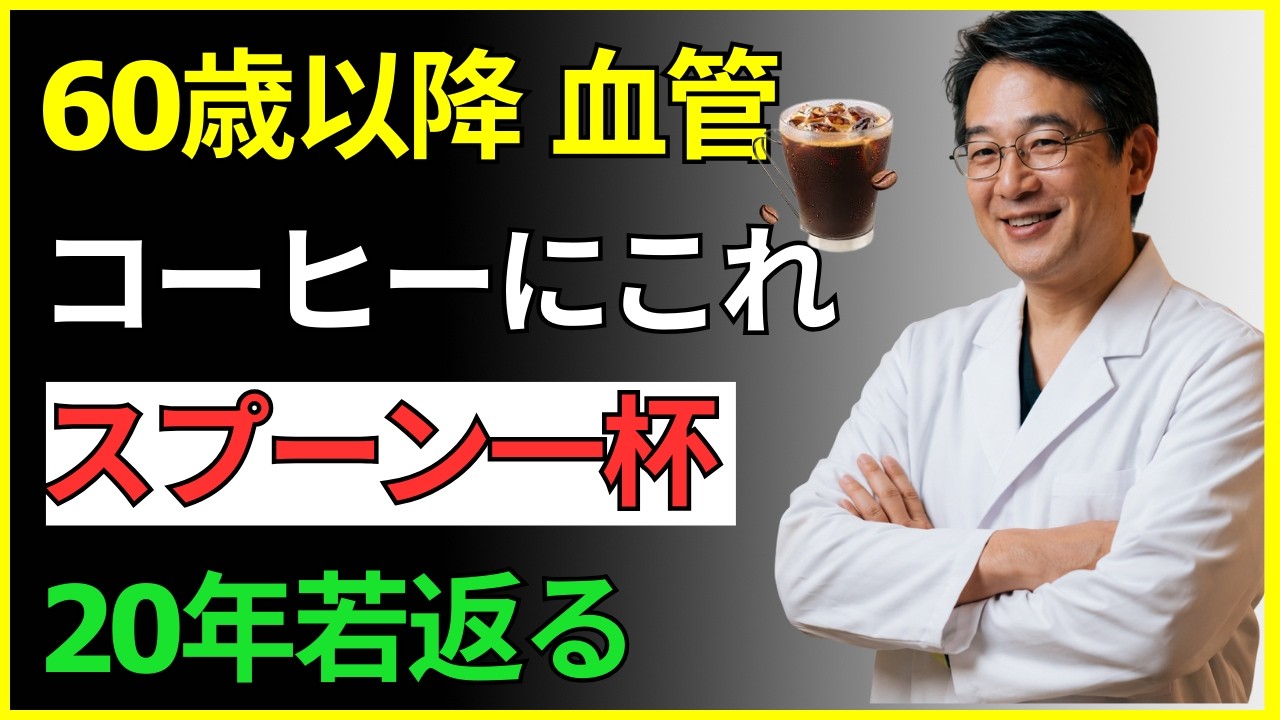 ☕朝のコーヒーに「これ」を1杯混ぜるだけ！血管年齢が20歳若返る、医師も実践する最強の飲み方