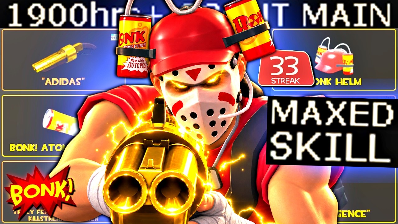 Скаут с 1900+ часами игры НЕОСТАНОВИМ🔸Геймплей TF2